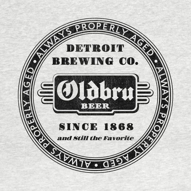 Retro Beer - Oldbru Detroit Brewing Co. by Allegedly